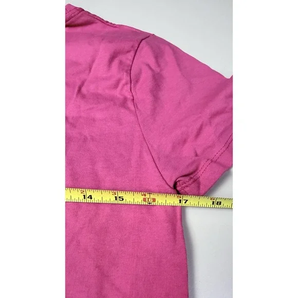 I Love Guns And Coffee Pink Short sleeve T Shirt Small 1n - Picture 5 of 6